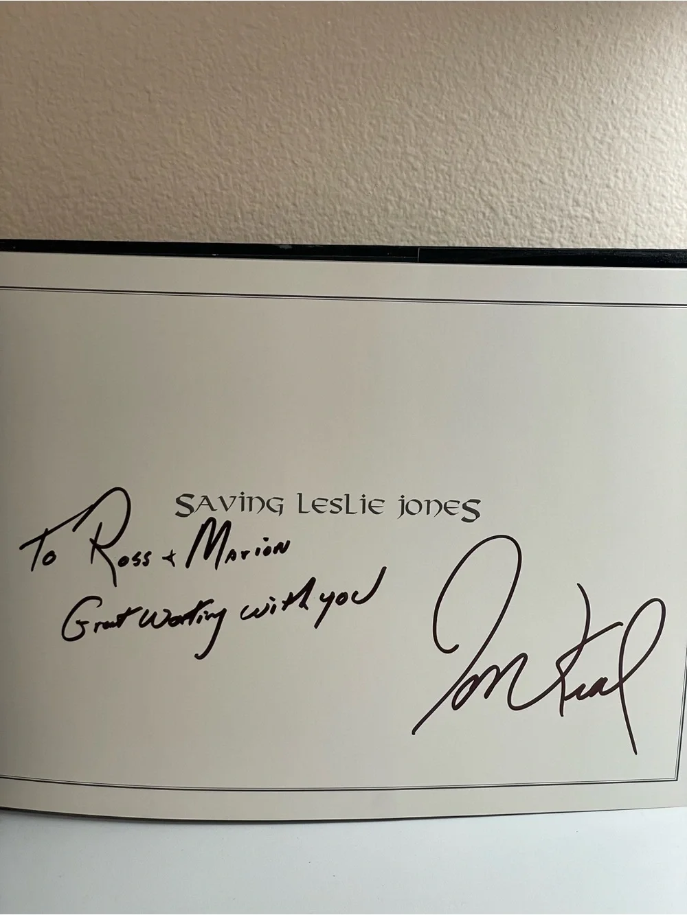 SIGNED Hardcover Saving Leslie Jones by Jon Kral Horse Photography Book